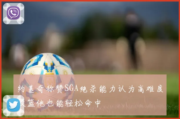 约基奇称赞SGA绝杀能力认为高难度投篮他也能轻松命中